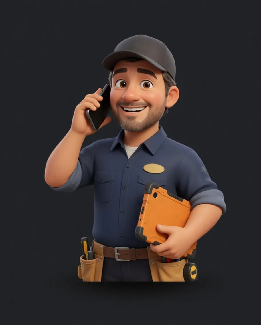Techy on a phone call